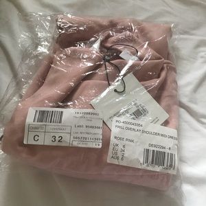 NWT blush midi pencil dress